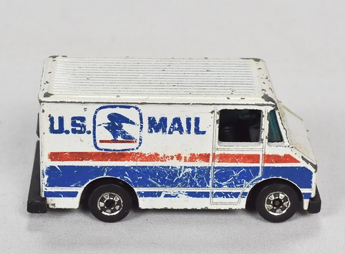Vintage 1976 Mattel Hot Wheels U.S. Mail Truck Hong Kong- Doors Open and Shut - Picture 3 of 9