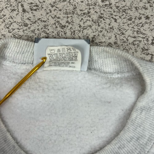 VTG Chenille D.A.R.E to Resist Drugs and Violence Crew Adult 2XL Grey Lee - Picture 9 of 16