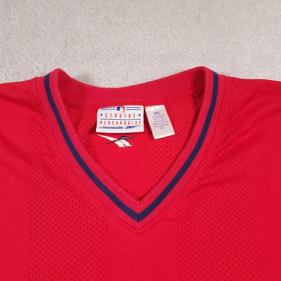Jersey Reebok Vintage St Louis Cardinals Para Hombre 2XL Entrenamiento de Primavera Cuello Pullover Foto 4 de 4