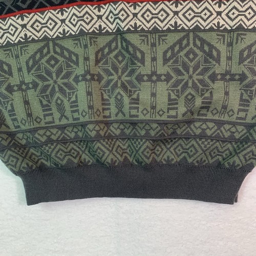 Obermeyer Winnipeg Vintage Crewneck Wool Blend Sweater Men's XL - Picture 5 of 12