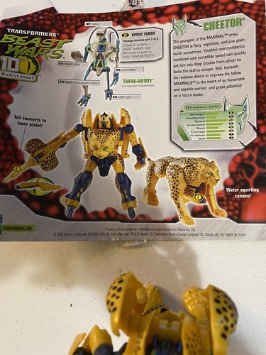 Transformers Beast Wars Cheetor e Rhinox leggi bene - Foto 3 di 5