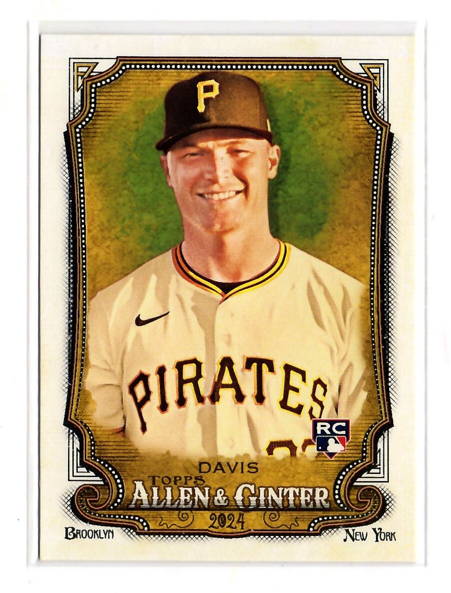 2024 TOPPS ALLEN & GINTER #4 HENRY DAVIS ROOKIE PITTSBURGH PIRATES BASEBALL CARD