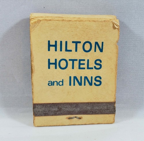 Vintage 1970s Hilton Hotels & Inns Rainbow Logo Matchbook Cover H - Picture 5 of 12