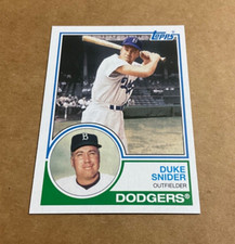 2021 Topps Archives 166 Duke Snider Brooklyn Dodgers Baseball Card