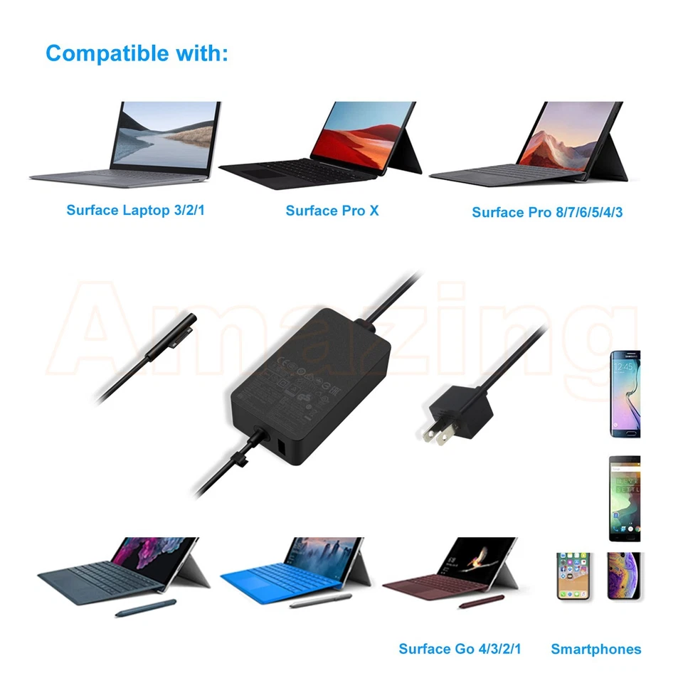 OEM Microsoft Surface 36w Surface Pro 3 4 5 6 7Adapter Charger 1625 power Supply - Image 3 of 4