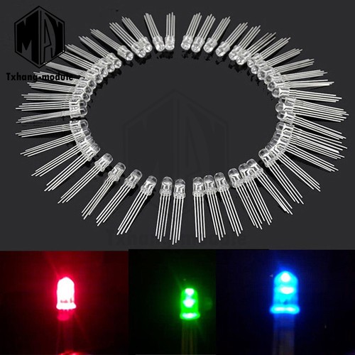 20Pcs LED RGB common cathode 4-PINS F5 5MM Super Bright Bulb Lamp L7 A2TM - Picture 2 of 5