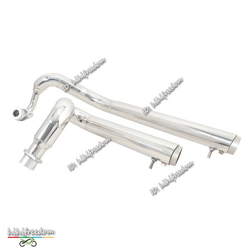 Silenciador sistema escape completo antideslizante para Yamaha V Star 650 XVS 650 400 1998-2016 - Imagen 8 de 9