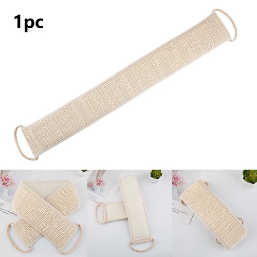 Toalla de baño limpieza tira posterior sisal toalla baño cuerpo esponja cepillo exfoliante - Imagen 8 de 12