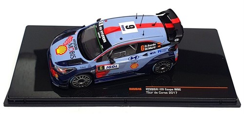 Ixo 1/43 Scale RAM646 - Hyundai i20 Coupe WRC #6 Tour de Corse 2017 - Picture 4 of 5