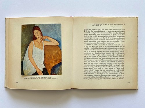 AMEDEO MODIGLIANI RARE 1958 1ST ED LITHOGRAPH PRINT HARDCOVER MODERNIST ART BOOK - Bild 10 von 12