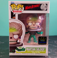 Mars Attacks Martian Soldier Funko Pop #1877 – Specialty Series – With Protector