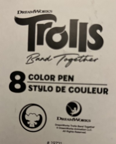 Trolls Band Together Dreamworks 8 Farbstift 3er Set Neu - Bild 2 von 3