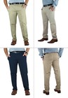 Casual Mens Chino Jeans Cotton Pants Slim Fit Straight Leg Trousers