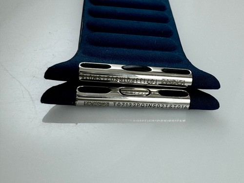 Bracelet maillon magnétique tissé fin original Apple Watch 41 mm/42 mm 44 mm/45 mm/46 mm/49 mm - Photo 10 sur 48
