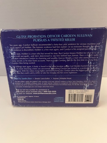 Carolyn Sullivan Ser.: Sullivan's Evidence by Nancy Taylor (2006, Compact Disc, - Picture 2 of 2
