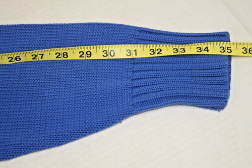 Vintage Sweater Polo Ralph Lauren Size L 90s Soft Blueberry Cotton Knit NWT - Picture 10 of 10