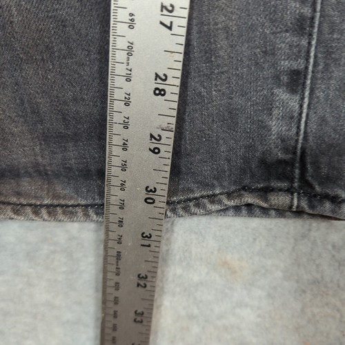 Hugo Boss Men’s Wide Leg Jeans. W34 L32. Rare Gray Black Faded Wash Retro - Picture 3 of 8