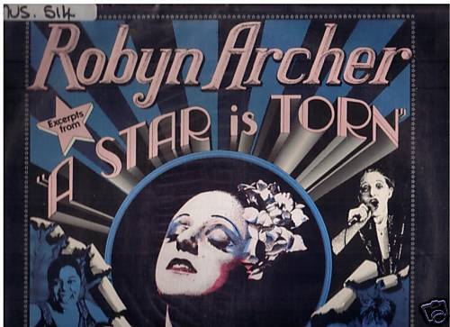 Rare-A Star Is Torn-1982-Robyn Archer-980-Australia Made-12'' Single Record LP - Picture 1 of 3