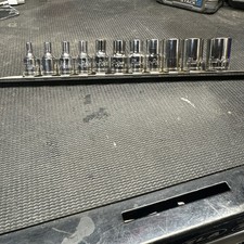 Blue Point Blpte384 To Blpte3820 11 Pc 38 Dr Torx Socket Driver Set E4 To E20