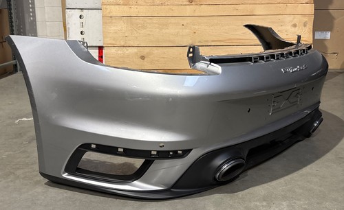 Porsche 911 Turbo S Rear Bumper 2024 Silver 992898014B OEM Look Like New - Bild 3 von 17