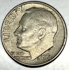 1961-D Roosevelt Dime - Circulated Condition - 90% Silver - US Coin - 2991