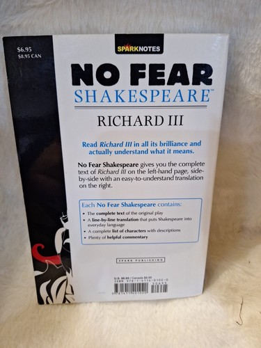 ✨️No Fear Shakespeare Series Lot Of (6) Shakespeare Side-By Side Plain English✨ - Picture 9 of 24