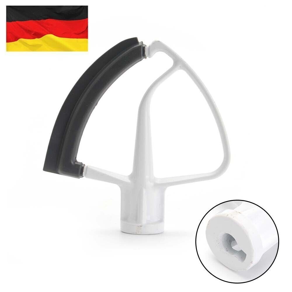 Küchenmaschine für KitchenAid Zubehör 4.3L&4.8L Flexibler Flachrührer Mischkopf
