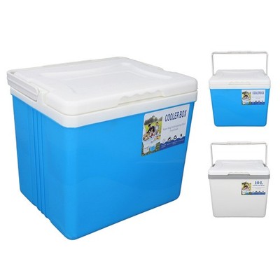 Neu 10L Cooler Box Effizient Isoliert Mit Griff Für Camping Picknick Angeln