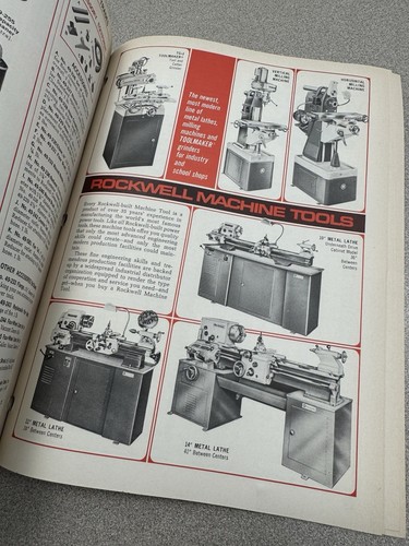 ROCKWELL DELTA COMPLETE INDUSTRIAL POWER TOOLS CATALOG 1966 BROCHURE SALES - Picture 4 of 11