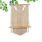  Hängendes Wandregal Wandanhänger Bohemian Weaving Quaste Tapisserie DIY