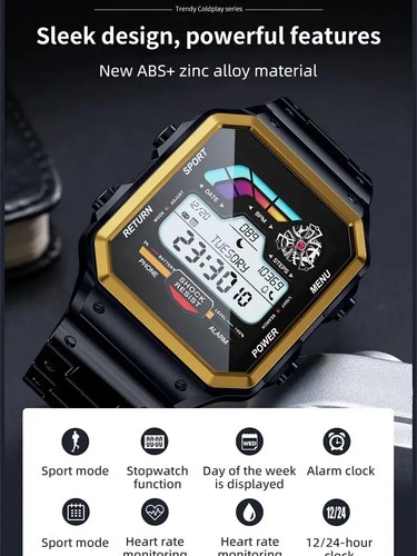 Fashion Smart Watch Sports Bluetooth Calling Smartwatch Custom Dial Face Stylish - Picture 7 of 24