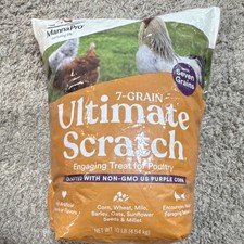 Manna Pro 7-Grain Ultimate Scratch Non-GMO Chicken Treats, 10 lb Bag