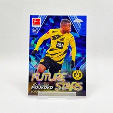 2020-21 Topps Chrome Sapphire Youssoufa Moukoko Future Stars RC Rookie Dortmund