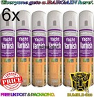 6 x Clear Yacht Varnish Spray Exterior Interior Waterproof All Purpose - 250ml