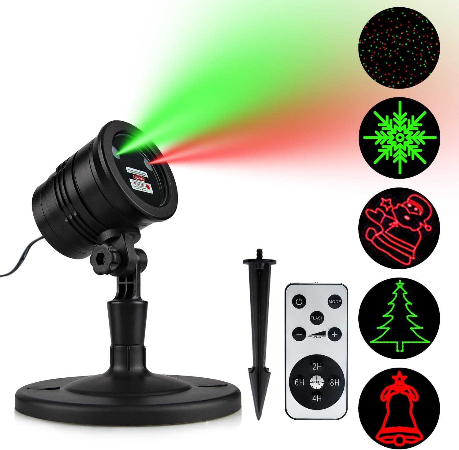 Christmas Laser Lights, Projector Lights Landscape Spotlight Red 