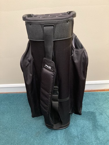 Ping Pioneer Golf Cart Bag Black 15 Way Top & Dividers Excellent Condition - Picture 5 of 11