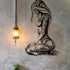 Large Size Feminine Metal Wall Art Metal Wall Decor Abstract Line for Home Decor