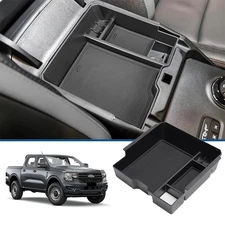 For 2024 2025 Ford Ranger Accessories Center Armrest Organizer Box Storage Tray