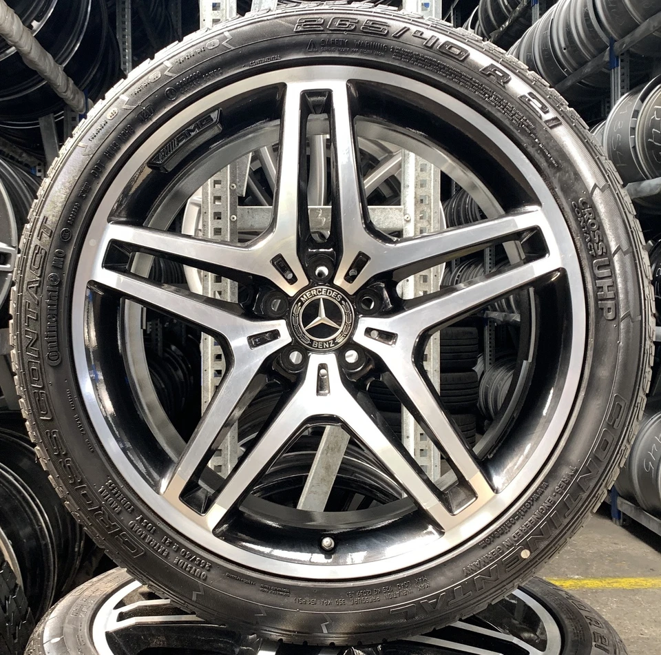 4 Orig Mercedes-Benz Sommerräder AMG 265/40 R21 105Y GLE W166 ML W166 A166401370 - Bild 2 von 4