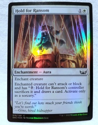 Hold for Ransom 016/281 Foil Streets of New Capenna Magic: The Gathering