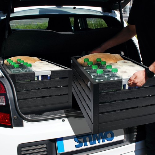 Klappbox 60L faltbar bis 30kg Faltbox Klappkiste Einkaufs Klapp Korb Kiste - Bild 8 von 9