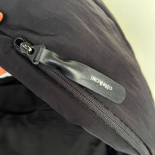 Bolso Bandolera Cote&Ciel Hyco Mediano Negro Nylon, Resistente al Agua - Imagen 5 de 21