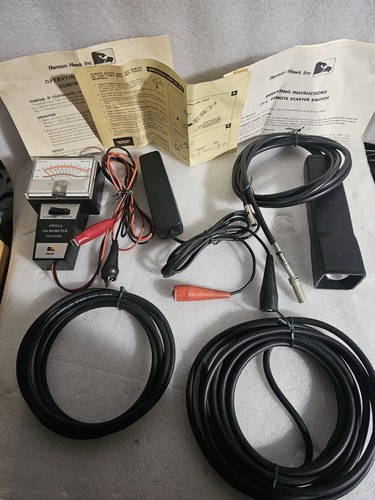 HAWK RPM X100 Vintage Dwell Tachometer Tester, Neon Timing Light, Remote Starter - Picture 2 of 8