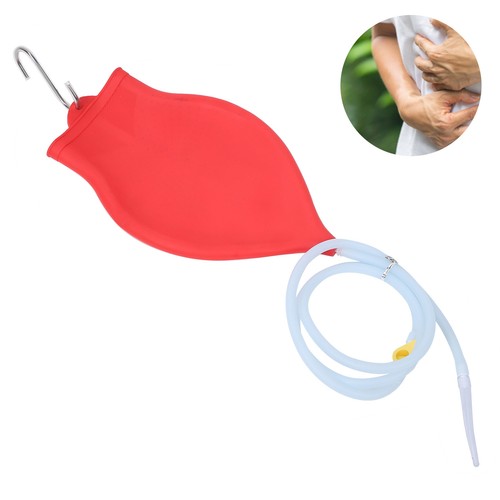 3L Sacchetto Di Silicone Enema Bag Riutilizzabile Enema Bag Kit Home Colon Clean - Foto 4 di 12