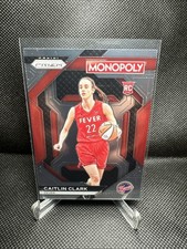 CAITLIN CLARK 2024 Prizm Monopoly WNBA RC Rookie #WNBA27 Indiana Fever