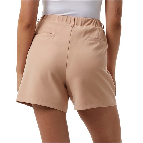 Pantalones Cortos Pull-On 32 Degrees Cool Para Mujer Naranja Pequeños, Bolsillos, Lazos para Cinturón Elásticos - Imagen 3 de 6
