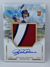 2025 Panini Boys of Summer Jumbo Patch Auto Dylan Crews /10 JMS-DC RC