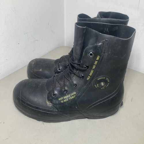 Gebrauchte BATA Militär Mickey Mouse kaltes Wetter Stiefel 13W schwarz Ventil N-F 3-78 - Bild 4 von 11