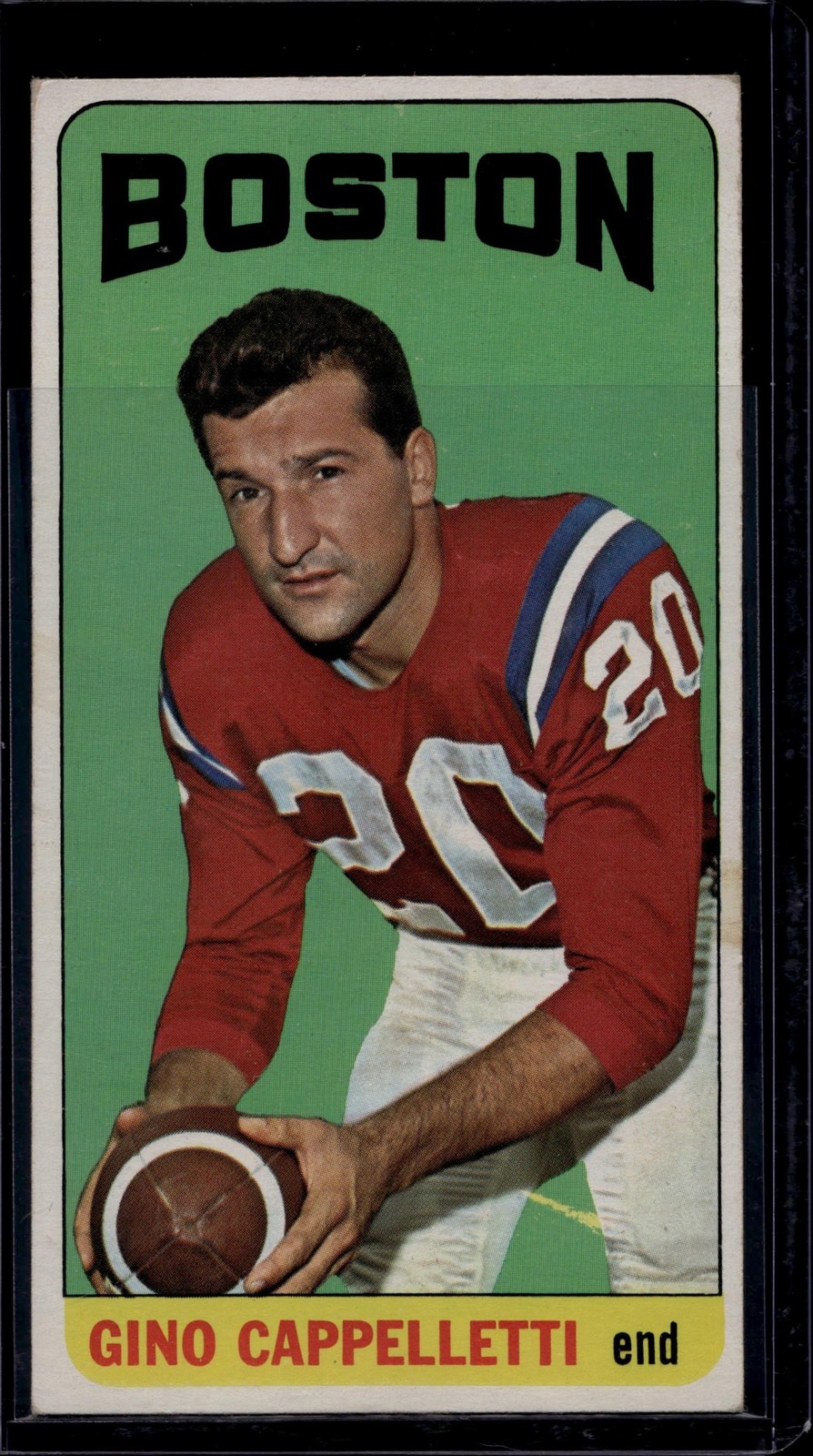 1965 Topps Football Set Break #5 Gino Cappelletti, Vg
