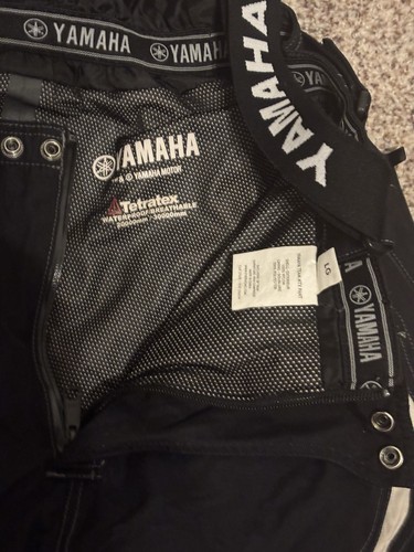 Yamaha Motor Branded Pants W Suspenders L Tetratex Waterproof 20000mm-30000mm - Picture 8 of 22